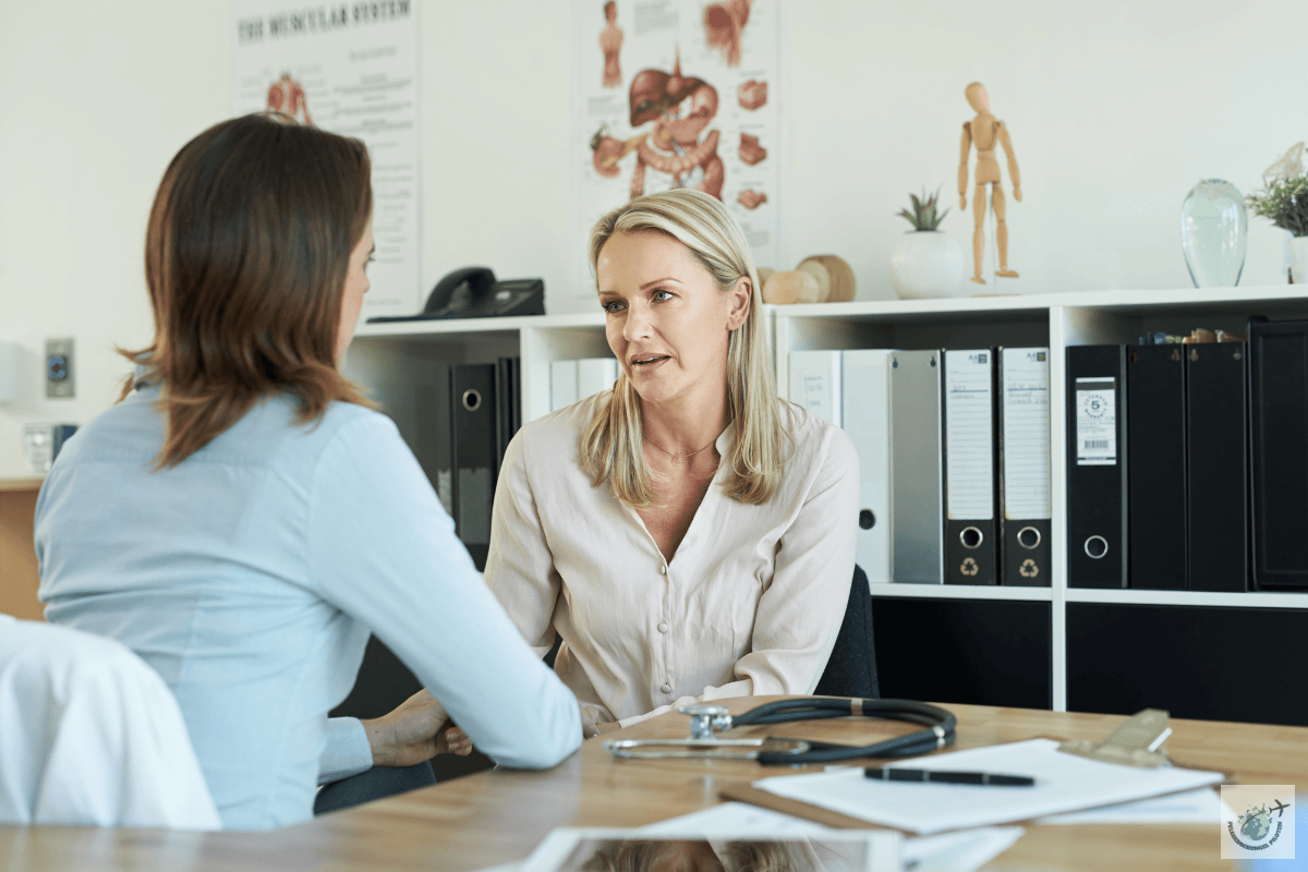 Beratung zu sehen, mit zwei Personen. Leistung-Angehörigenberatung & Konfliktlösung